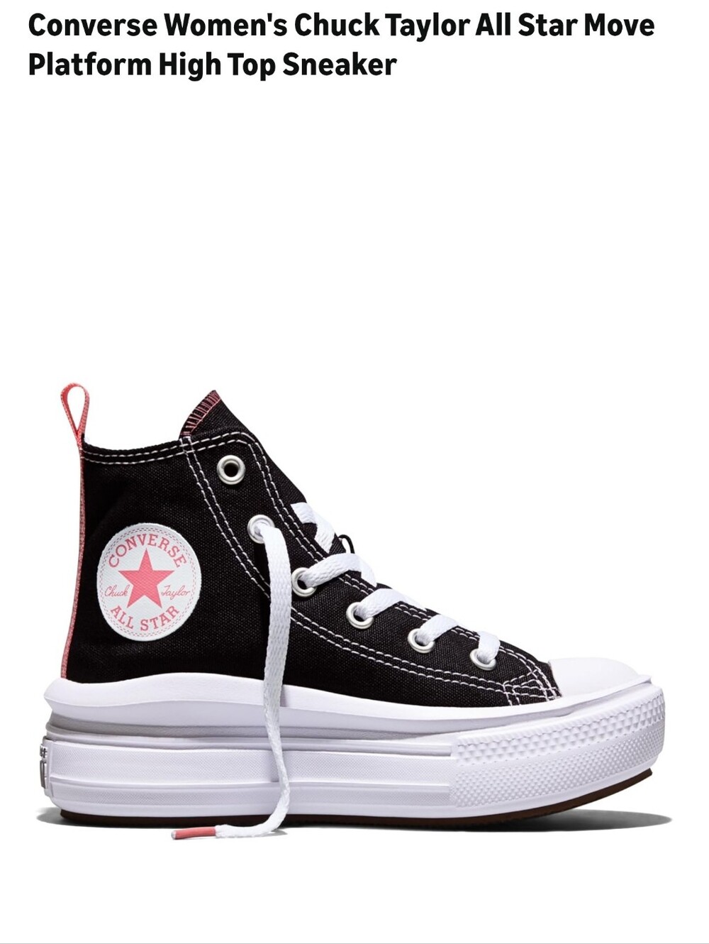Converse Chuck Taylor All Star  Move Platform High Top Sneakers